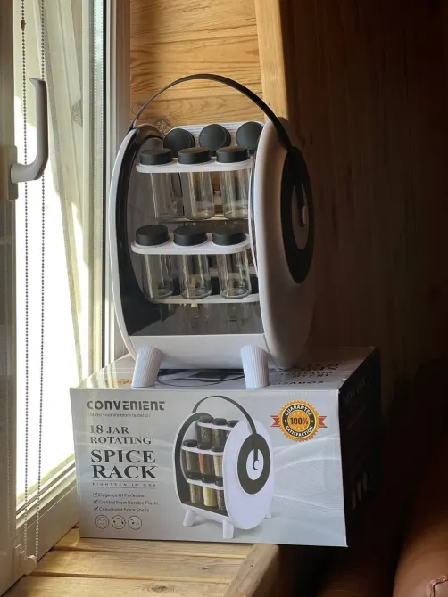 Контейнер для специй / Набор приправных банок 18 шт БЕЛАЯ AND 1-62 Коломия - фото 5