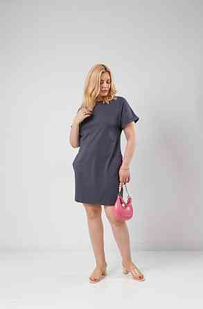 Летнее платье с карманами Nirvana 50-52, Графит Киев