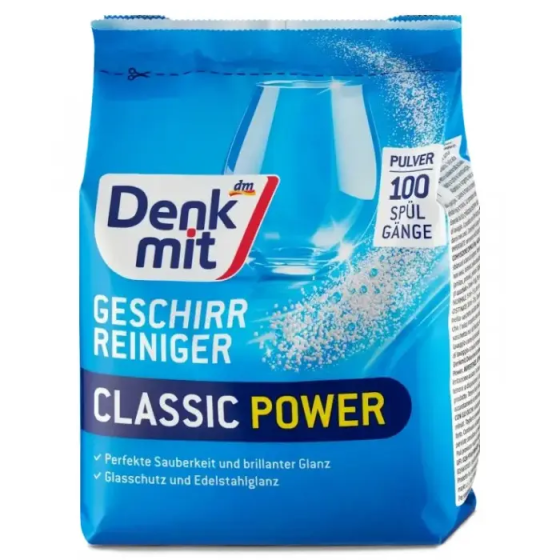 Порошок для посудомийної машини Denkmit Classic, 1.5 кг (100 циклів) Гостомель
