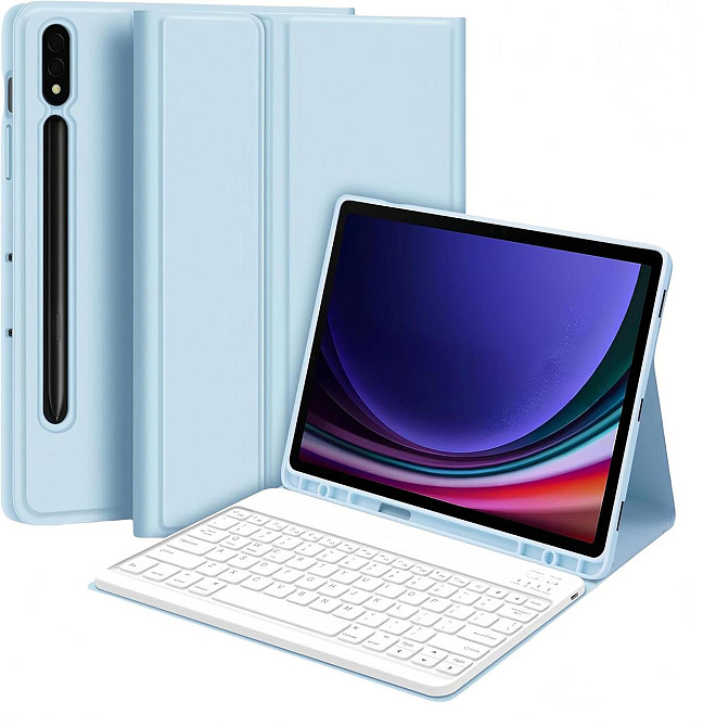 Протиударний чохол-книжка з клавіатурою на Samsung Galaxy Tab S7 FE+/S7+/S8+ 12.4" Дніпро - фото 2