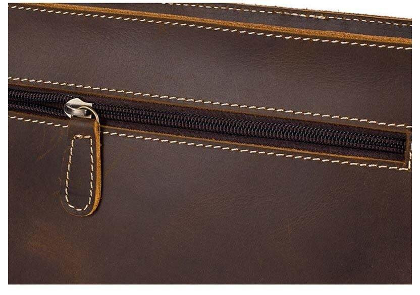Сумка чоловіча Vintage 14675 Коричнева Київ - фото 10
