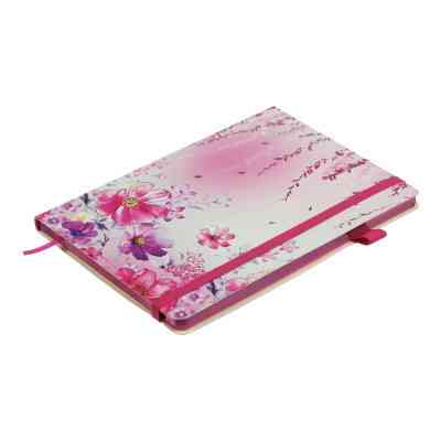 Книга записна Buromax Cherie А5 96 аркушів, без лініювання рожевий (BM.295005-10) Вінниця