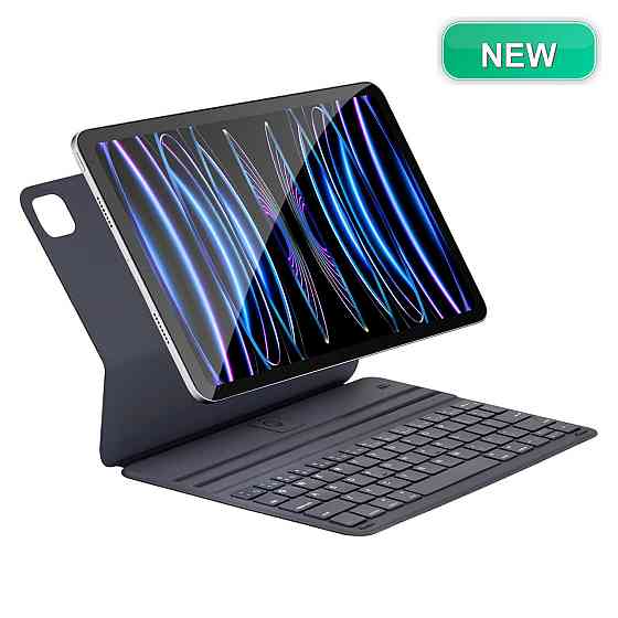 Клавіатурний чохол Smart Keyboard Folio для iPad Pro 12.9 / iPad Air 13 Сірий QWERTY магнітний 2 кути огляду Київ