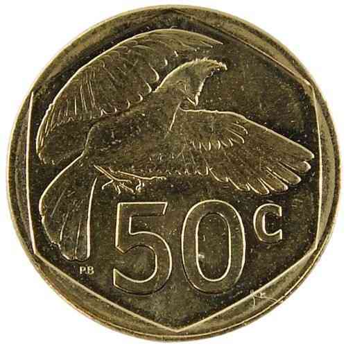 Монета 50 центов. 2024 год, ЮАР. Полтава