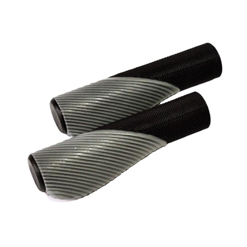 Грипсы резиновые велосипедные (ручки руля) CROSSRIDE 135ММ CR-G303-1 Черно-серый Бровары - изображение 1