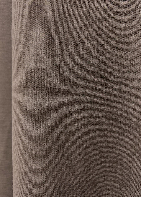 Комплект готовых штор VR-Textil Микровелюр Petek YL № 2015ш Кофейный 150х270 см 2 шт (33-1015) Киев - изображение 7