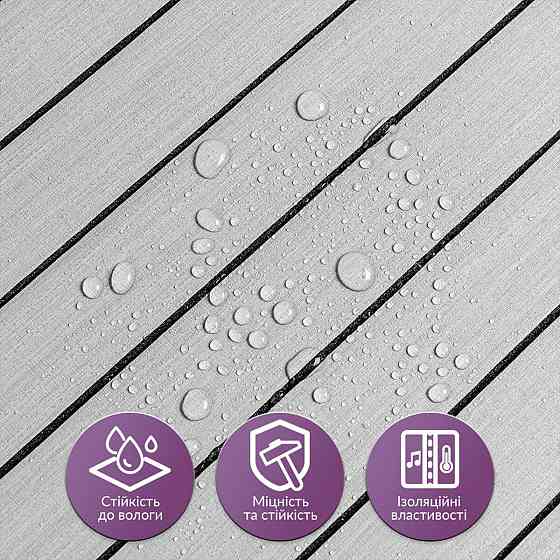 Покрытие виниловое самоклеющееся 3D рейки 600х600х2,8мм Скандинавский белый шпон SW-00002197 Днепр