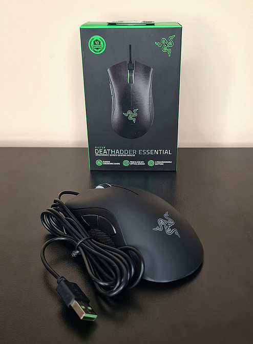 Ігрова дротова мишка Razer DEATHADDER ESSENTIAL RGB Клевань - фото 1