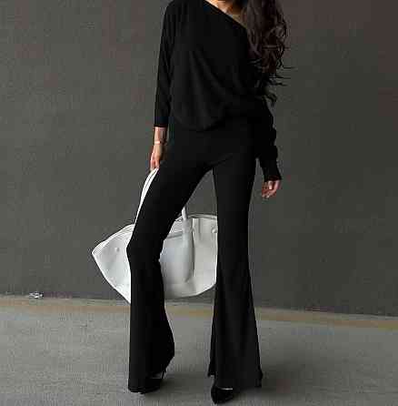 Жіночі класичні теплі штани-лосини мікродайвінг начіс 46/50 Одеса