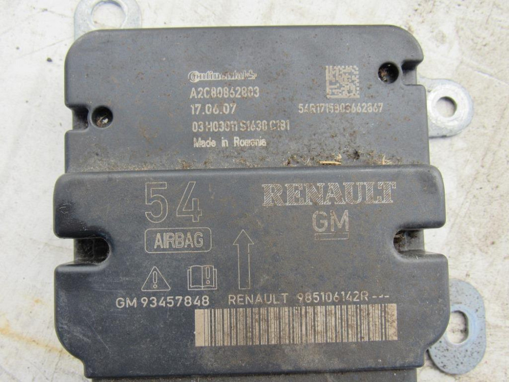 Блок керування AirBag Renault Trafic III 2014-2021 (985106142R) Ковель - фото 2