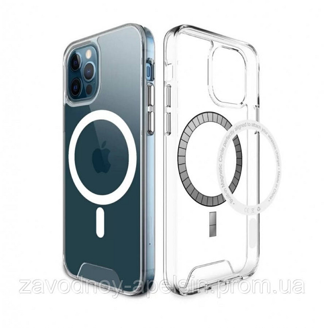 Iphone 16 Pro Прозрачный чехол Магнит (TPU+PC) Одесса - изображение 1