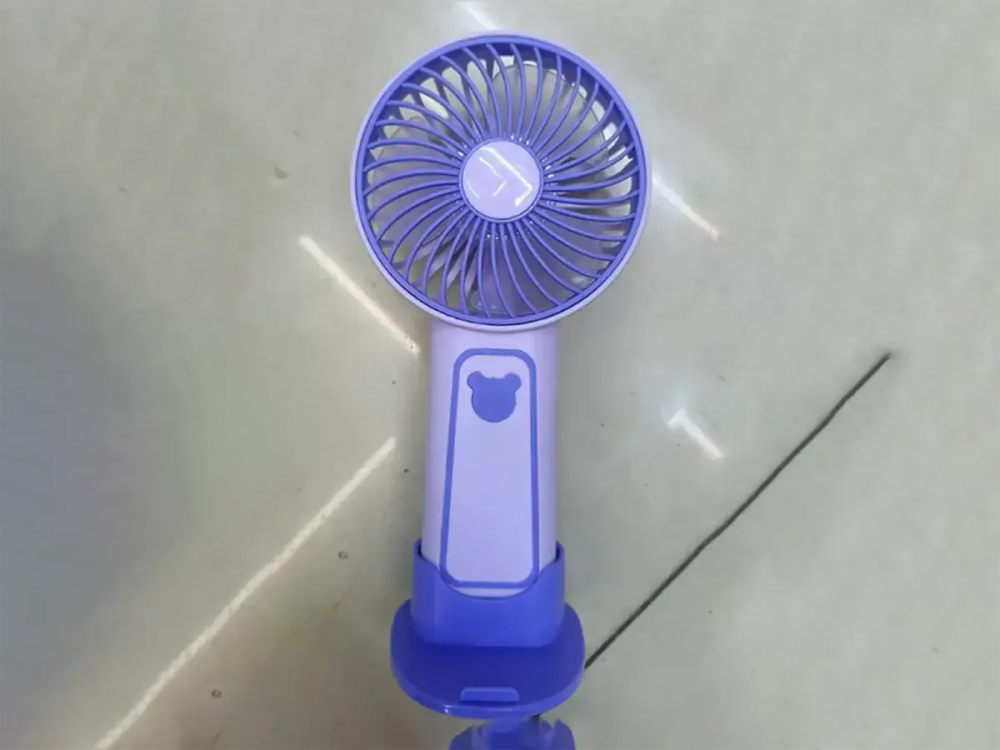 Настільний/ручний вентилятор 300мАч TX265 з підставкою для телефону, 3 швидкості, USB зарядка Одеса - фото 1