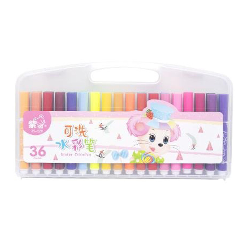 Набір фломастерів "Water color pen" 229-36(Pink) 36 кольорів Вінниця - фото 1