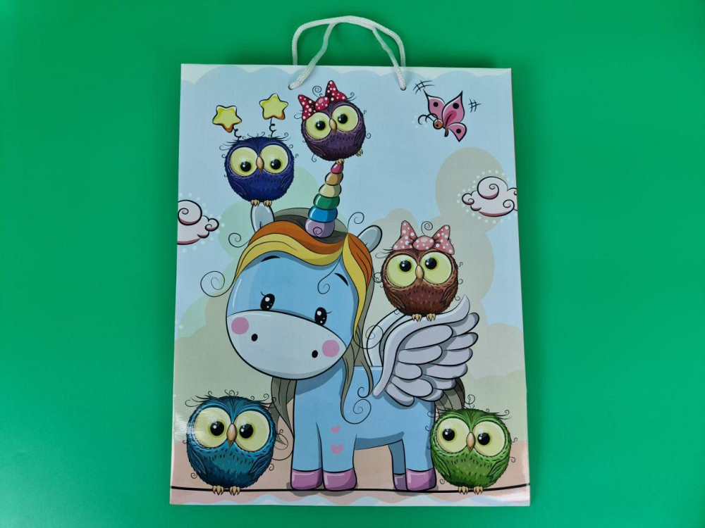 Подарочный  бумажный пакет Гигант (широкое дно )о 30/40/17(артGSD-55) (12 шт) Харьков - изображение 2