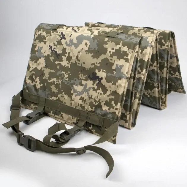 Сидіння каримат коврик тактичне з кріпленням на пояс розкладний 6 секцій Одеса - фото 7