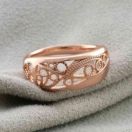 Кольцо Xuping позолота РО, 19 размер (ширина 8мм, вес 2,7г) Киев