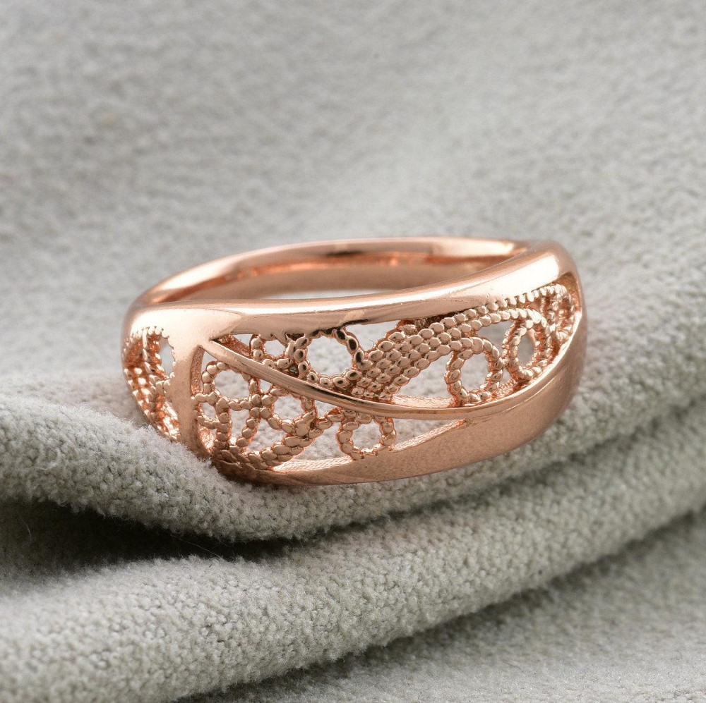 Кільце Xuping позолота РВ, 19 розмір (ширина 8 мм, вага 2,7 м) Київ - фото 4