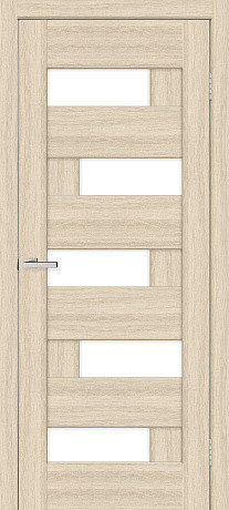 Міжкімнатні двері Оміс Доміно ЗС Дуб Білений 800х2000 мм Київ - фото 1