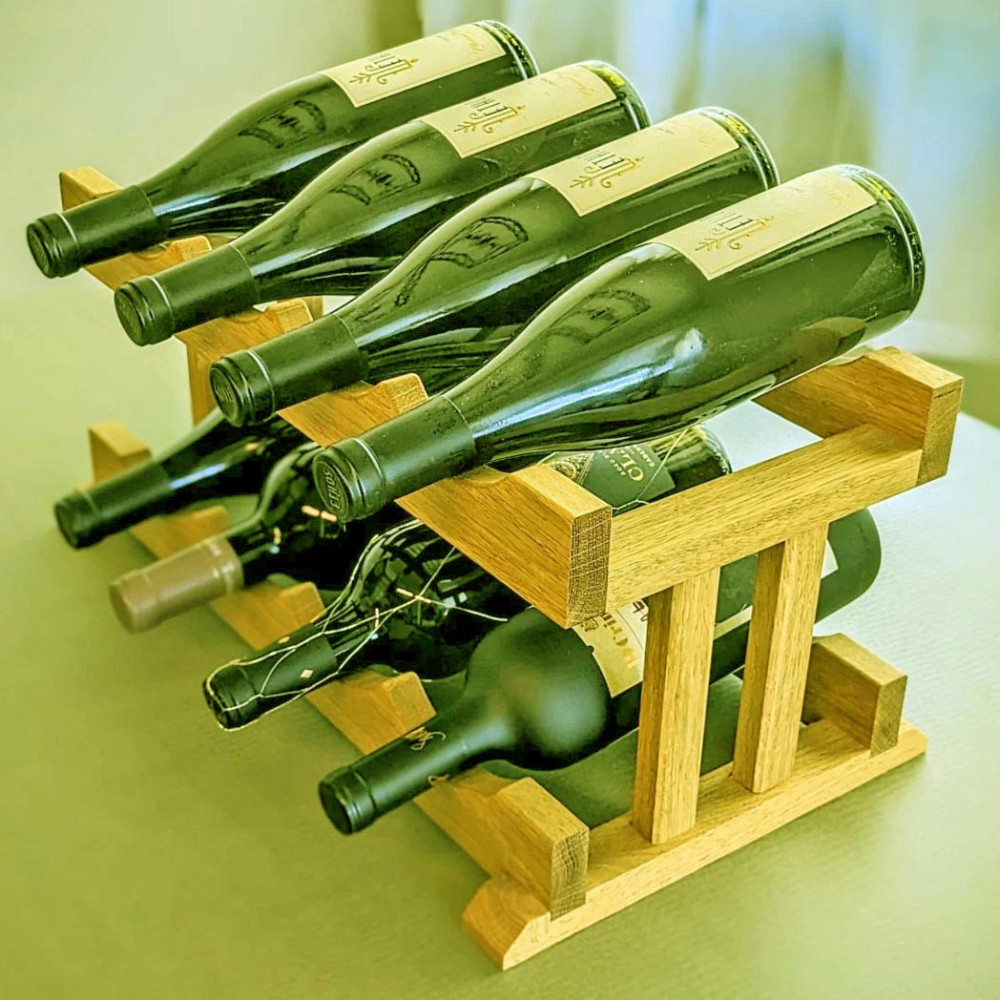 Настольная винная полка 