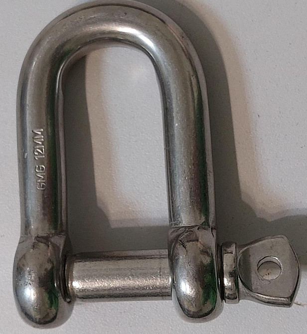 Такелажна скоба "GoralMet" typ-U з нержавіючої кислотостійкої сталі AISI 316 діаметром 12 мм Киев - изображение 1