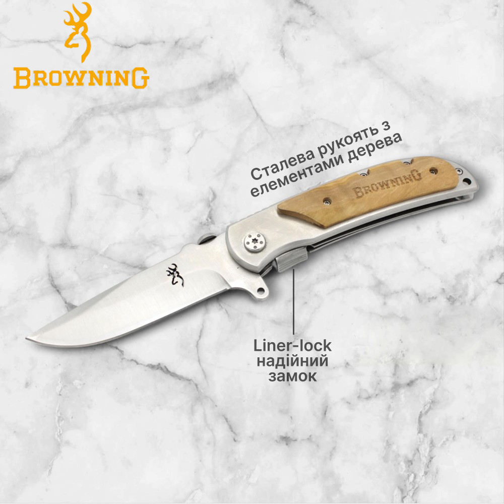 Ніж складний Browning 1964 / E13 Дніпро - фото 1