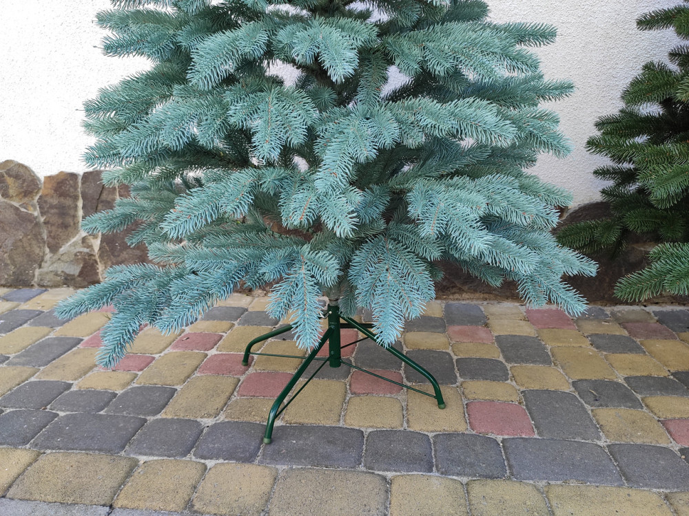 Елка искусственная новогодняя «Литая Элитная» голубая 1.5 / 1.8 / 2.1 / 2.3 / 2.5 м 2.1 Киев - изображение 5