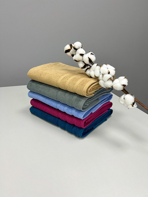 Полотенце махровое Ideal Textile Косичка однотонное плотность 500 г/м2 70х140 см (56860737) Черновцы - изображение 4