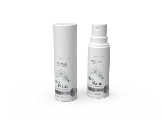 Освітлюючий дезодорант-спрей для тіла та інтимної гігієни DEO BLANC - SOOTHING BRIGHTENING DEO SPRAY Woman Essentias, 35 мл Дніпро