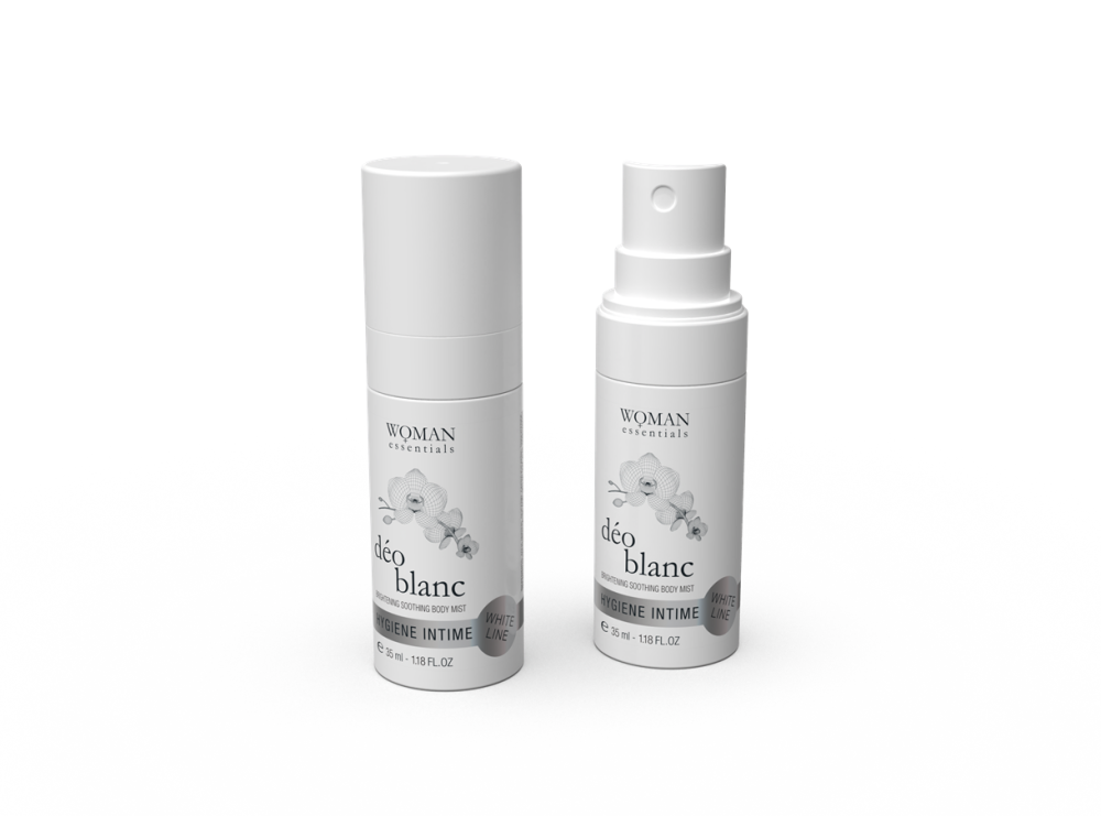 Освітлюючий дезодорант-спрей для тіла та інтимної гігієни DEO BLANC - SOOTHING BRIGHTENING DEO SPRAY Woman Essentias, 35 мл Дніпро - фото 1