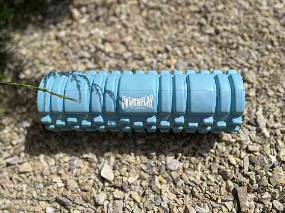 Масажний ролик (роллер) PowerPlay 4342 Massage Roller Синій (30x10см.) Кам'янське