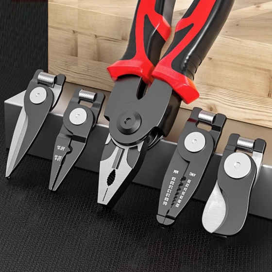 Многофункциональные плоскогубцы 5в1 - кусачки,бокорез,стрипер и ножницы по металлу SBR Киев