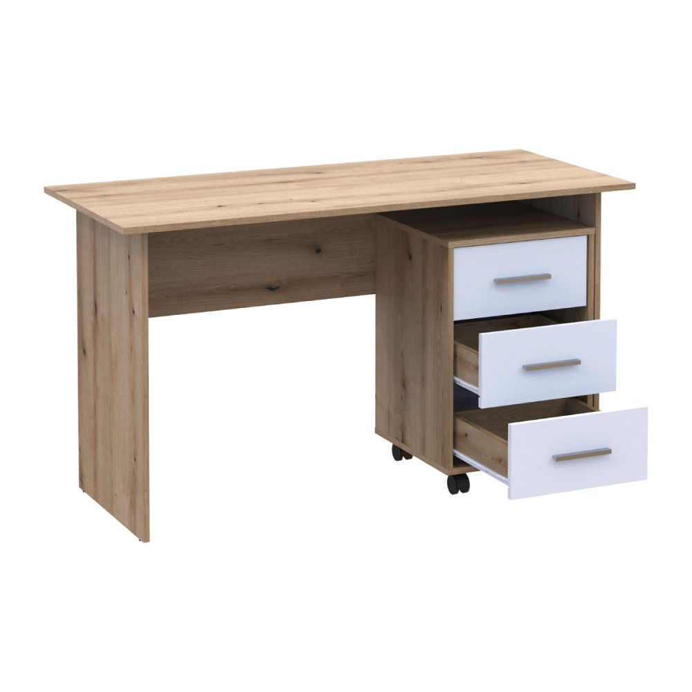 Офисный стол Doros Т3 120х68х78 см Дуб евок/Белый (DRS-011445) Львов - изображение 7