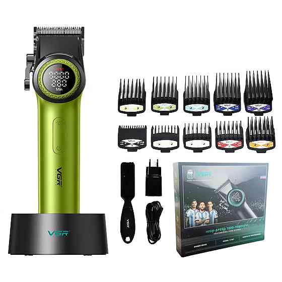 Акумуляторна машинка для стрижки і укладання волосся, Електромашинка для стрижки, Тример бездротовий GW-63 Івано-Франківськ