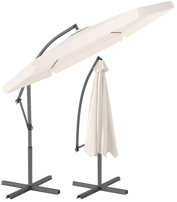 Зонт садовый угловой с наклоном 3 м Avko Garden + чохол Киев - изображение 1