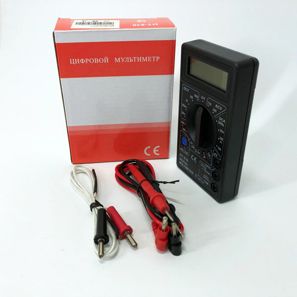 Мультиметр для начинающих DT-838, Современные цифровые мультиметры, Тестер OG-329 проверки напряжения Киев - изображение 10