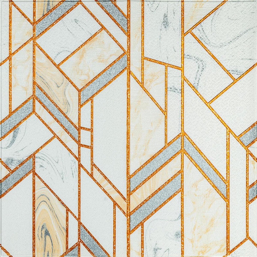 Панель стінова 3D 680х680х4мм Геометрія (D) SW-00001991 Дніпро - фото 1