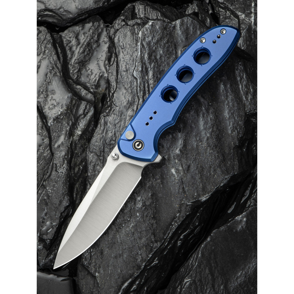 Ніж складаний туристичний Civivi Hyperpulse, (8.9 см) 14C28N / Aluminum синій Київ - фото 10