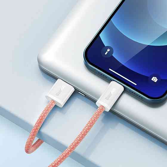 Кабель Baseus Dynamic Series Fast Charging Lightning 2.4A 2м блакитний Львів