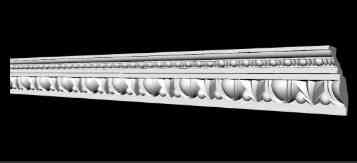 Потолочный плинтус 2м   GP-9     89х65 mm Днепр