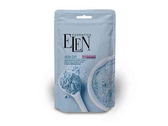 Глина косметическая 40мл голубая с экстрактом шалфея и розмарина ТМ ELEN cosmetics Киев