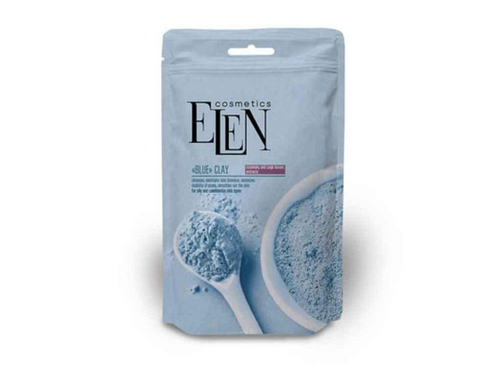 Глина косметична 40мл блакитна з екстрактом шавлії та розмарину ТМ ELEN cosmetics Київ - фото 1