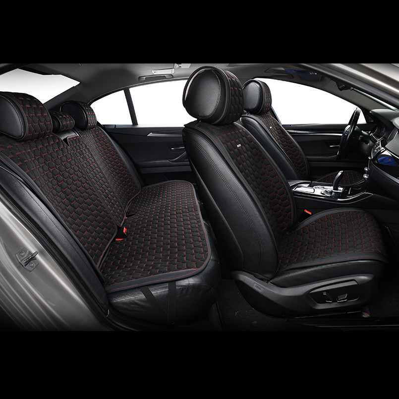 Комплект преміум накидок для сидінь Beltex Monte Carlo, black-red Львів - фото 7