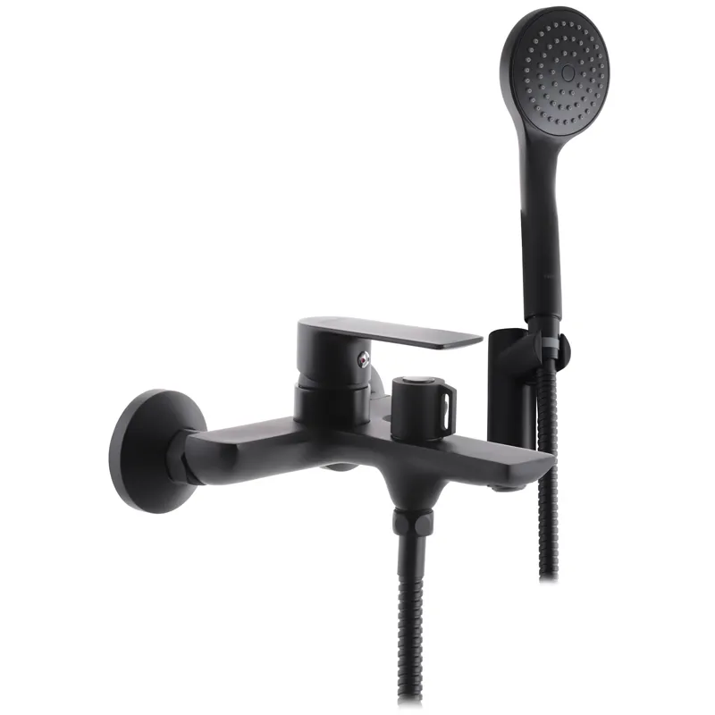 Смеситель для ванны Haiba Alex 009 Euro (Черный) (HB3926) Киев - изображение 1