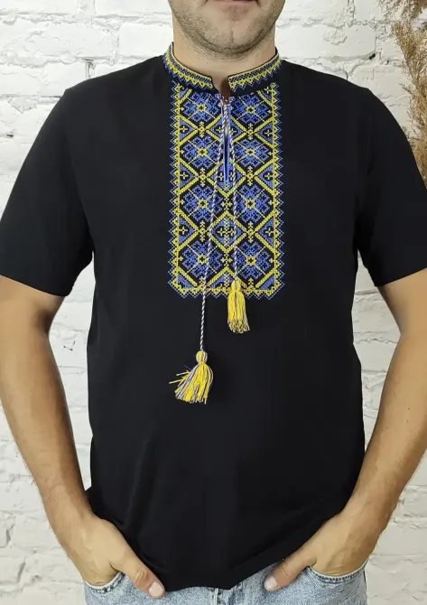 ЖІНОЧА  вишиванка в чорному кольорі Київ - фото 2