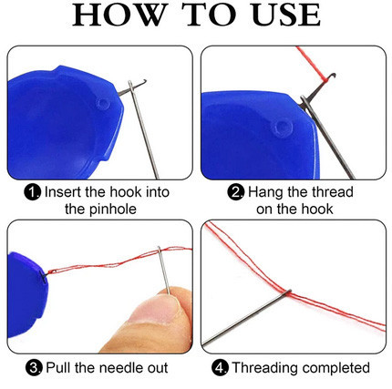 Інструмент для просування нитки в голку 2 шт Київ - фото 3