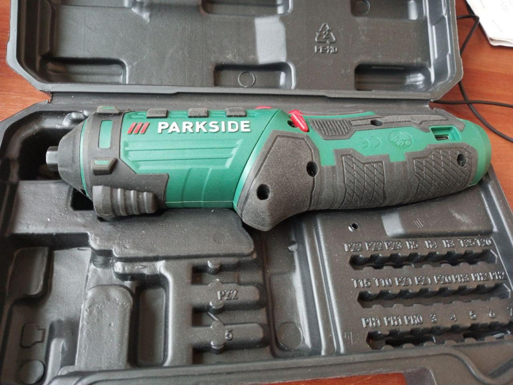 Професійна акумуляторна викрутка, шурупокрут Parkside PSSA 4 B2 (4 V, 1500 mAh,10 Nm, Німеччина) уці Полтава - фото 1