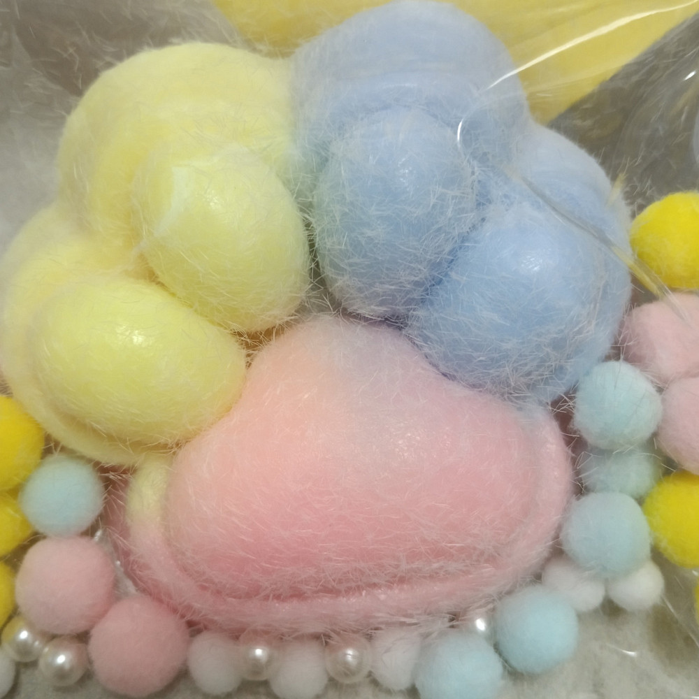 Лапка мохната большая сквиш антистресс лапка Табо Киев - изображение 2