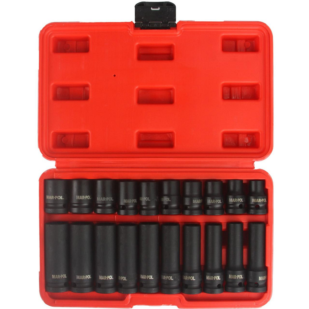 Набор ударных торцевых головок 1//2