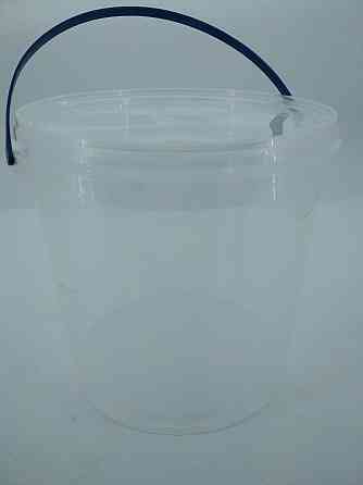 Ведро круглое с крышкой 3.3 л, прозрачное (1 шт) Харьков