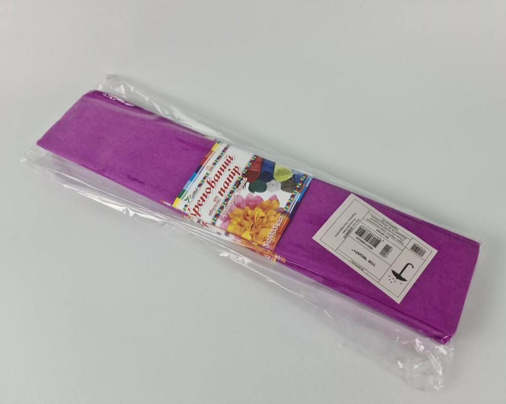 Бумага креповая (гофрированая) сиреневая (1 пачка) Харьков - изображение 4